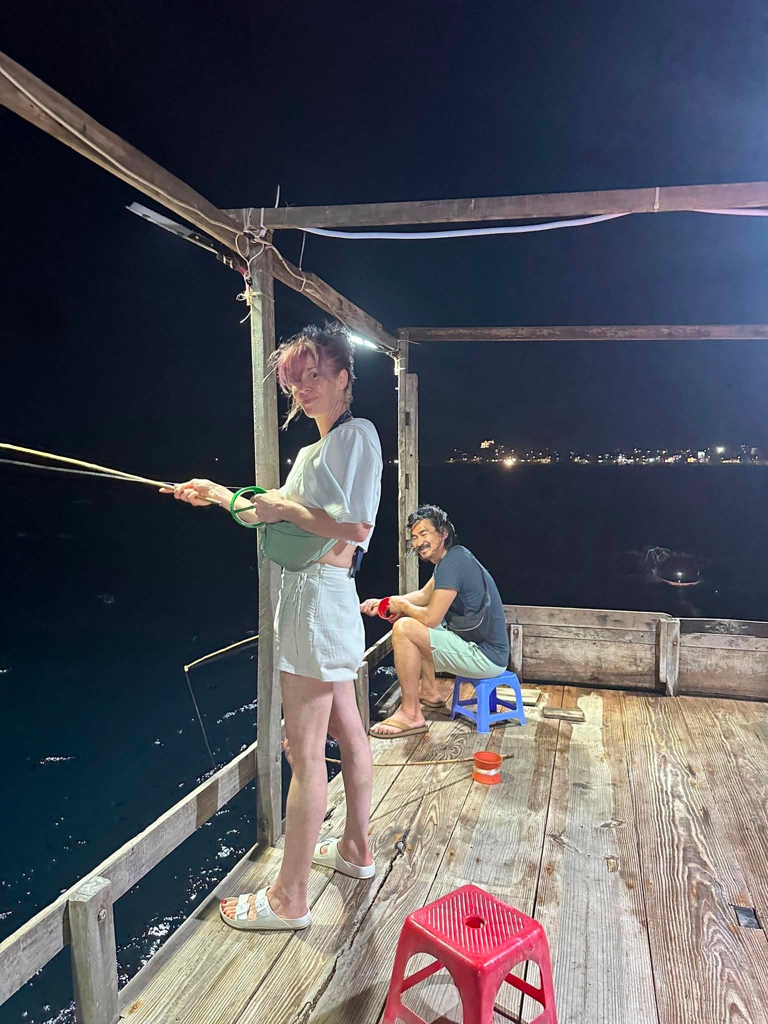 Quy Nhon Night Squid Fishing