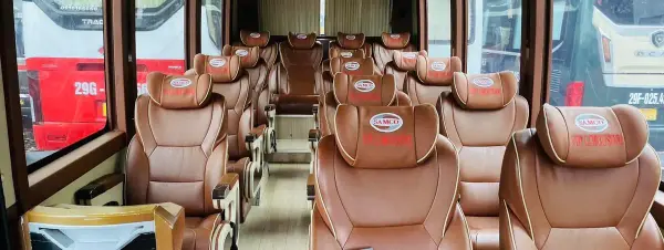VIP limousine seats with armrests