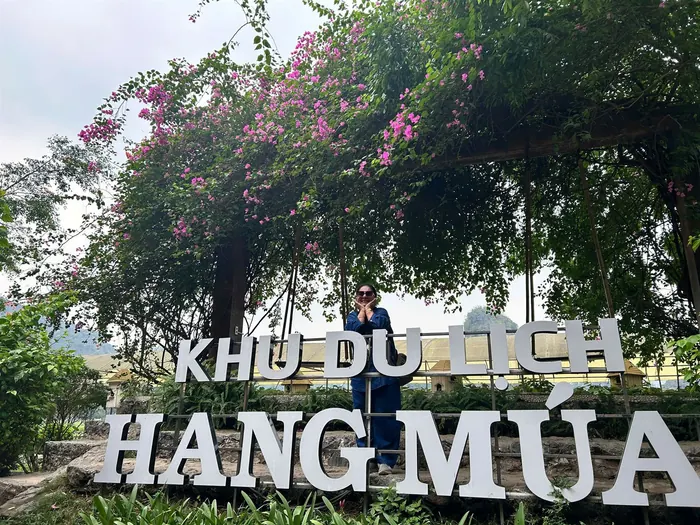 Panorama über das Tam-Cốc-Tal vom Aussichtspunkt Múa-Höhle