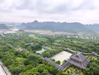 Trang An boat ride and Bai Dinh Pagoda, Hanoi to Ninh Binh day tour